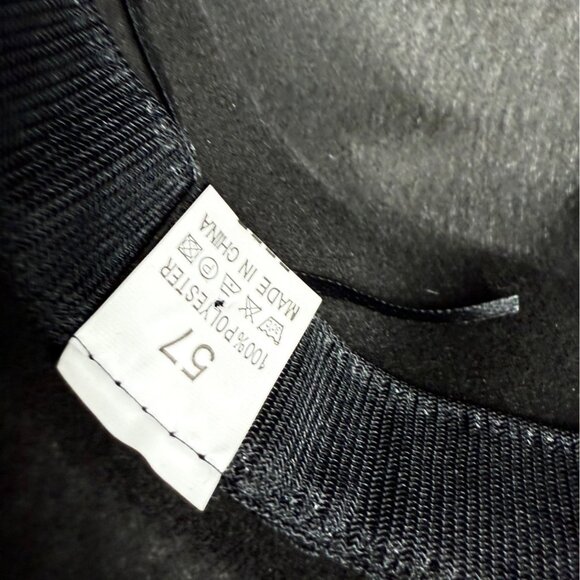 Womens Bowler Black Felt Hat Whitework Embroidery Dome Floral Pom Winter Casual - Picture 6 of 9